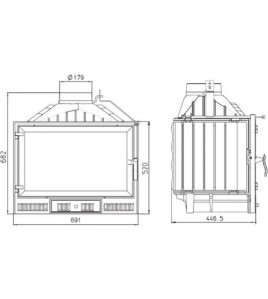 Камінна топка Nordflam ATINA