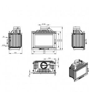 Камінна топка Nordflam ETNA
