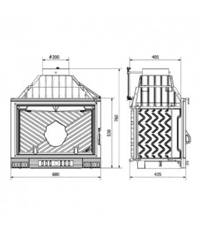 Камінна топка KAWMET W1 Herb (18 KW)