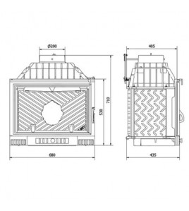 Камінна топка KAWMET W2 (14.4 KW)
