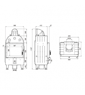 Камінна топка Defro Home INTRA SM