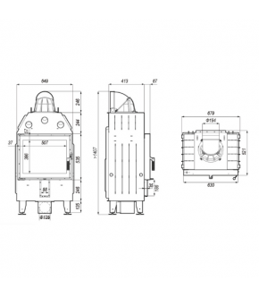 Камінна топка Defro Home INTRA SM