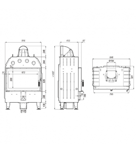 Камінна топка Defro Home INTRA ME