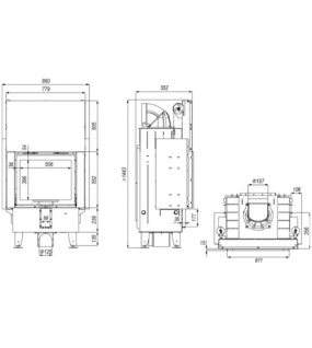 Камінна топка Defro Home INTRA SM G