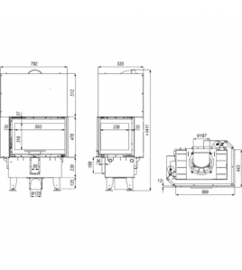 Камінна топка Defro Home INTRA SM BL G Mini