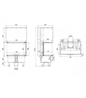 Камінна топка Defro Home INTRA SM С G