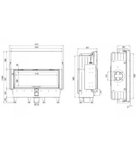 Камінна топка Defro Home INTRA XLA G