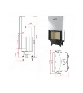 Камінна топка Unico DRAGON 2 Modern LIFT
