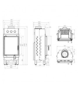 Камінна топка Hitze ALBERO AL9S.V-D
