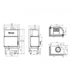 Камінна топка Hitze ALBERO AL9L.H-D