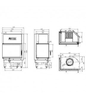 Камінна топка Hitze ALBERO AL11L.H-D