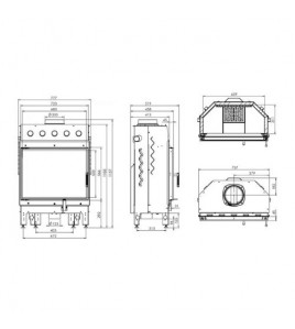Камінна топка Hitze ALBERO AL16G.H-D