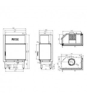 Камінна топка Hitze ALBERO AL16R.H-D