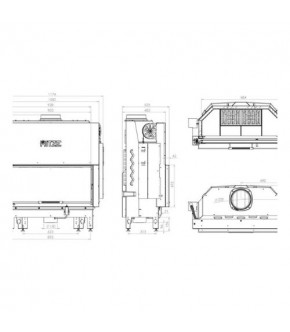 Камінна топка Hitze ALBERO AL19G.H-D