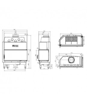 Камінна топка Hitze ALBERO AL19R.H-D