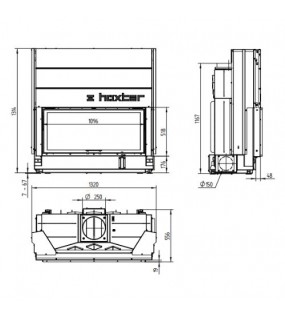 Камінна топка Hoxter HAKA 110/51 h