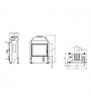 Камінна топка Hoxter HAKA 60/50 S