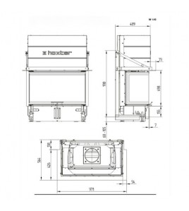 Камінна топка Hoxter UKA 35/80/35/50 Sh