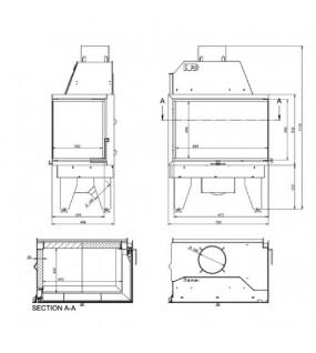 Камінна топка KFD iLINE 5172