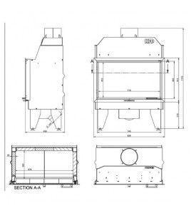 Камінна топка KFD ECO iLINE 5183
