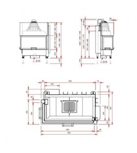 Камінна топка Schmid Ekko 8457h R
