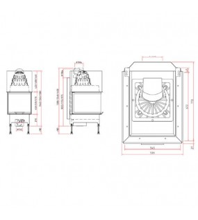 Камінна топка Schmid Ekko U 6745h