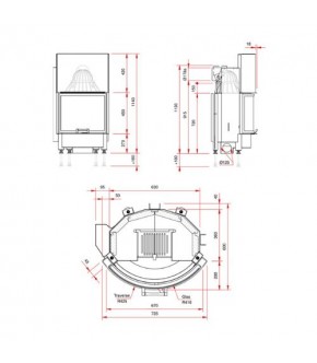Камінна топка Schmid Ronda 6745h