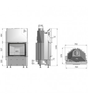 Камінна топка Hajduk Prisma 1VTh
