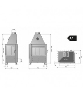 Камінна топка Hajduk Smart 2PXLTh