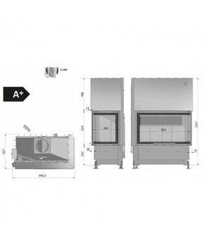 Камінна топка Hajduk Volcano 2BLTh