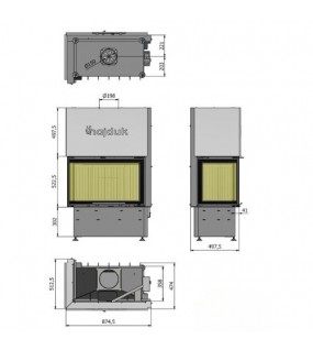 Камінна топка Hajduk Volcano 2PATh