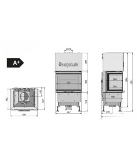 Камінна топка Hajduk Smart 3XLTh