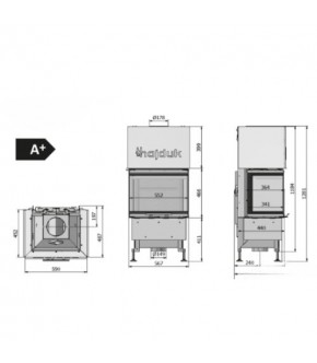 Камінна топка Hajduk Smart 3XLTh