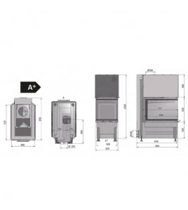 Камінна топка Hajduk Volcano 3PLUh