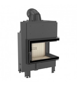 Камінна топка Kratki MBM 10 права BS гнуте скло