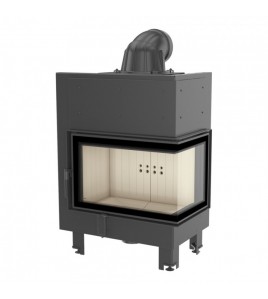 Камінна топка Kratki MBM 10 права BS гнуте скло
