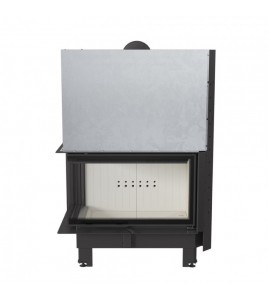 Камінна топка Kratki MBO 15 ліва BS гільйотина гнуте скло