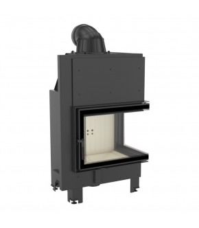 Камінна топка Kratki MBZ 13 права BS гнуте скло