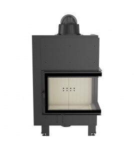 Камінна топка Kratki MBZ 13 права BS гнуте скло